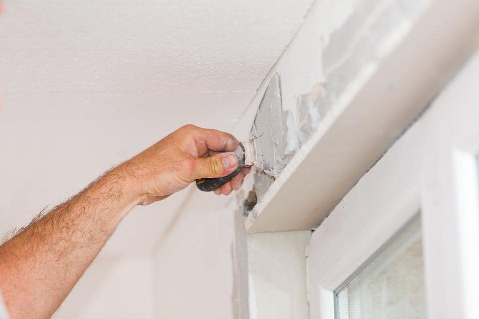 Drywall finishing and texturing service with mudding drywall and level 5 finish application